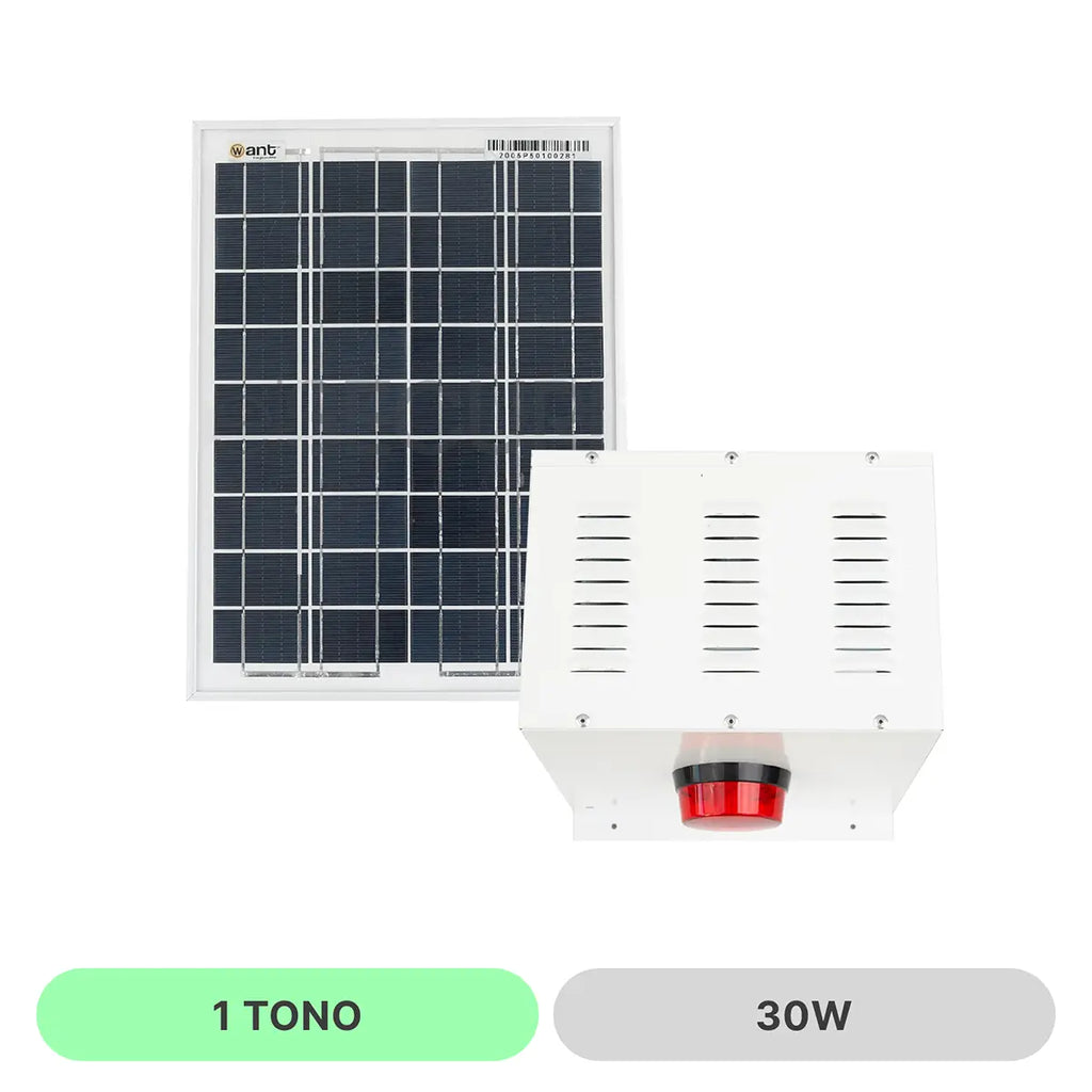 Alarma Comunitaria Solar 30W 120Db 2 Tonos | FeelSecure