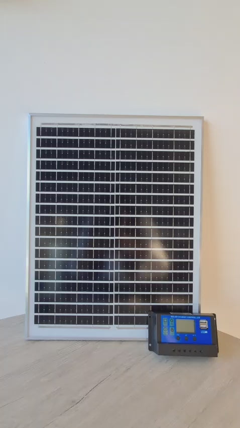 Kit Panel Solar con regulador de carga y batería FeelPower